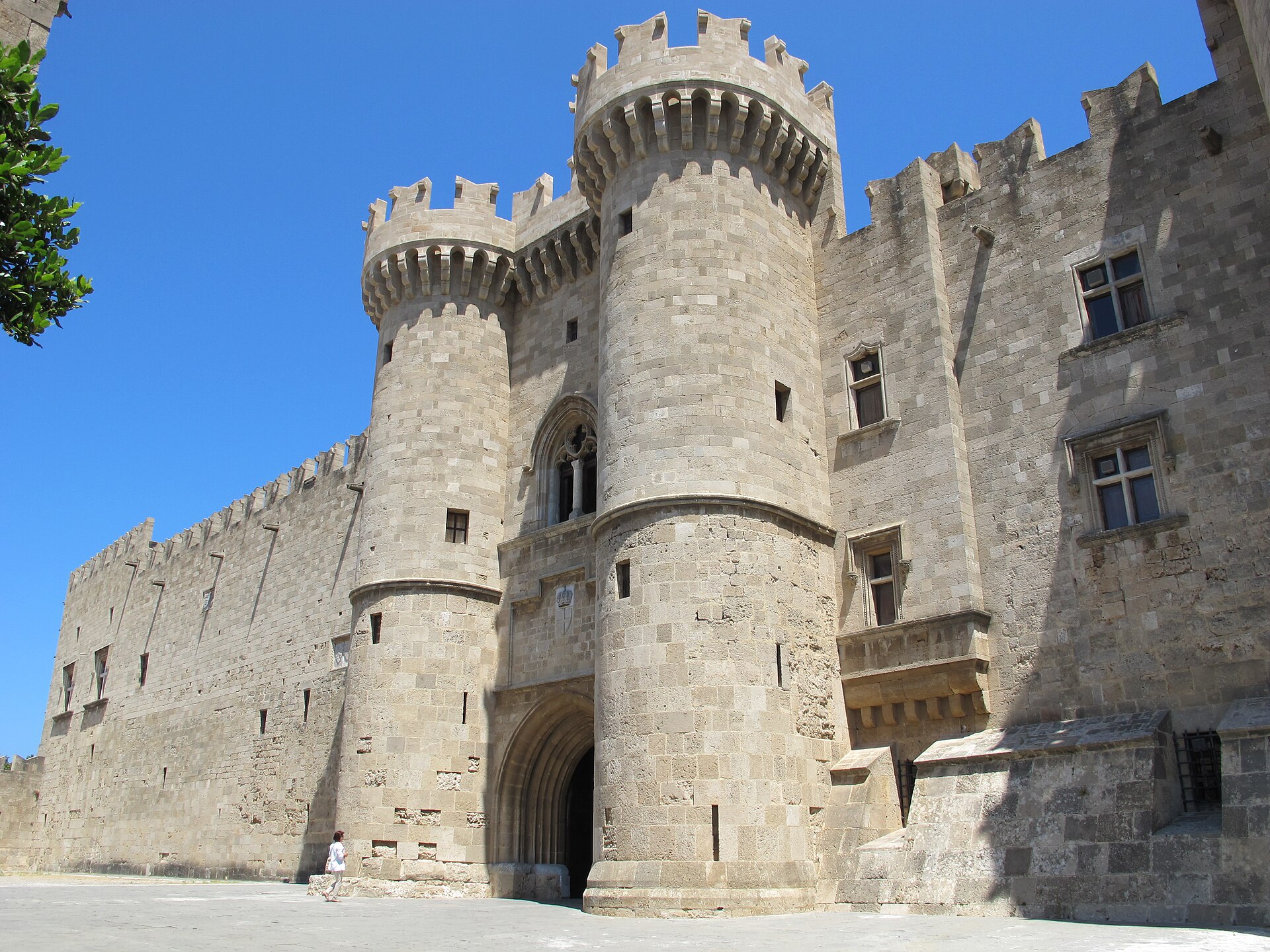 The gate of the Palace of the Grand Master