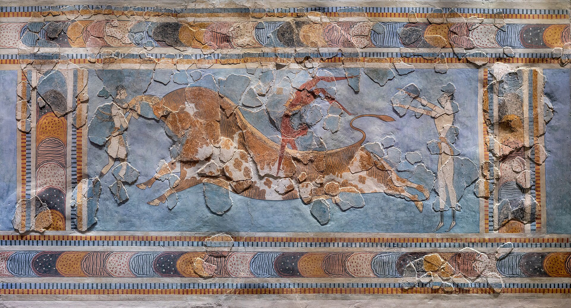 The Minoan bull-leaping fresco