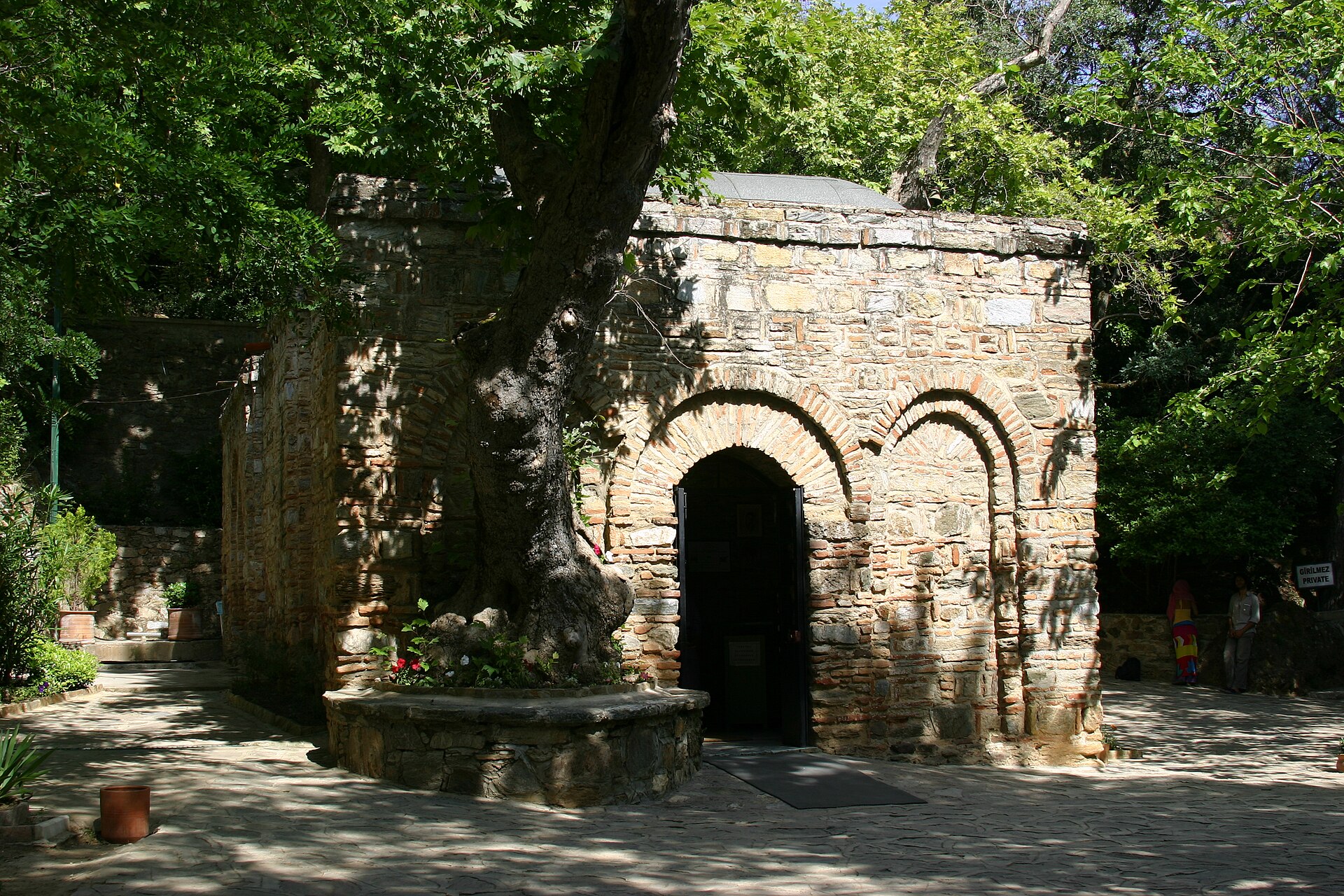 The stone House of the Virgin Mary