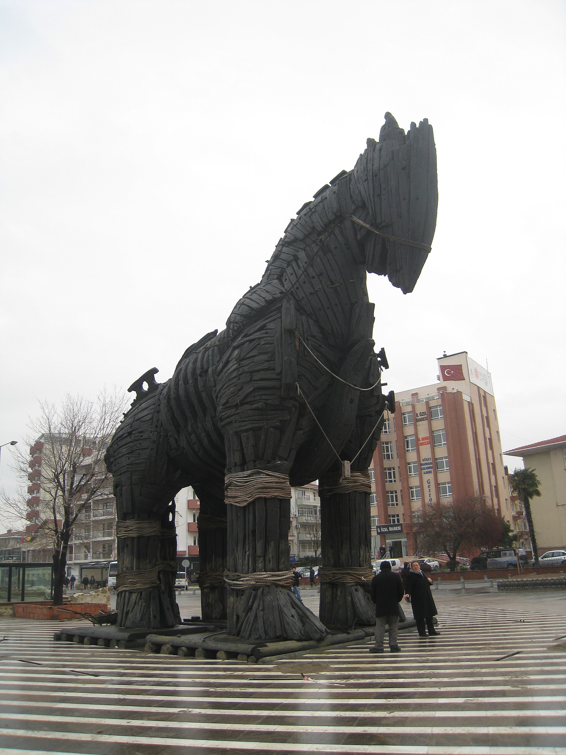 The Trojan Horse on the Çanakkale waterfront